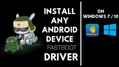 How To Install Fastboot Drivers On PC | Install Android Bootloader Interface Driver For MI Devices