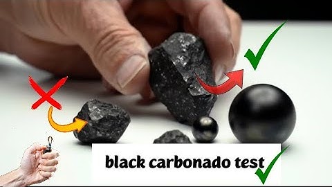 💎 How to Test Real Carbonado Diamond at Home | Easy Steps to Know the Truth!