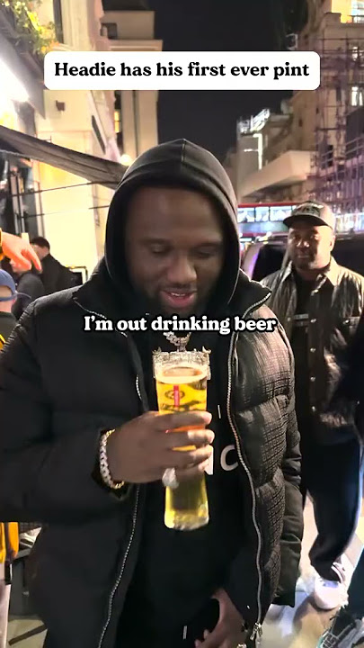HEADIE ONE GETS DRUNK IN THE STREET?!