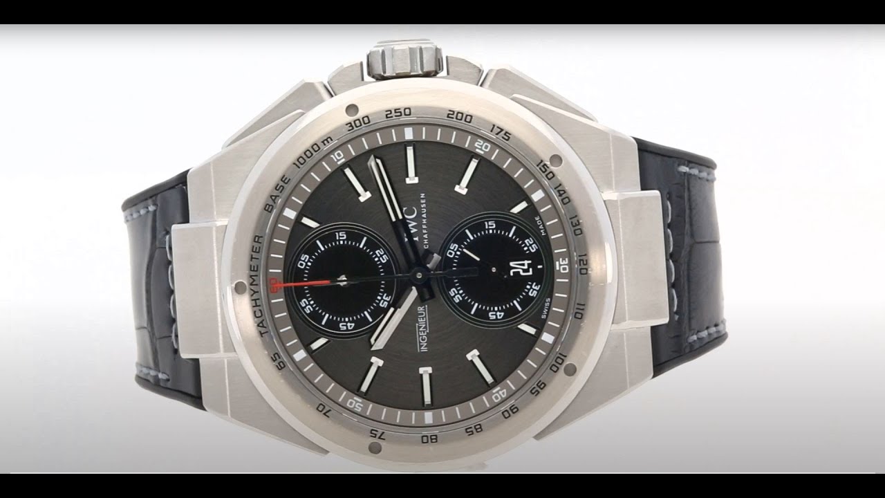 IWC Ingenieur IW378507 45mm Stainless Steel Mens Watch - YouTube