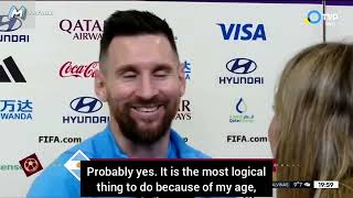 Sofi Martinez interviews Leo Messi (full interview) | World Cup Qatar 2022 [English subtitles] screenshot 2