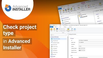 Check project type in Advanced Installer