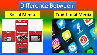 Celebrity Difference Between social Media and Traditional media Profile