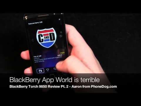 BlackBerry Torch 9850 Review Part 2