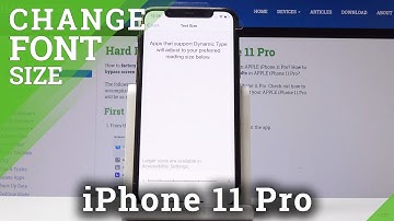 How to Change Text Size in iPhone 11 Pro - Update Font Size