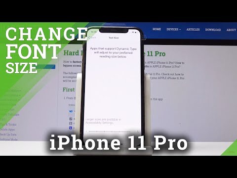 How to Change Text Size in iPhone 11 Pro - Update Font Size