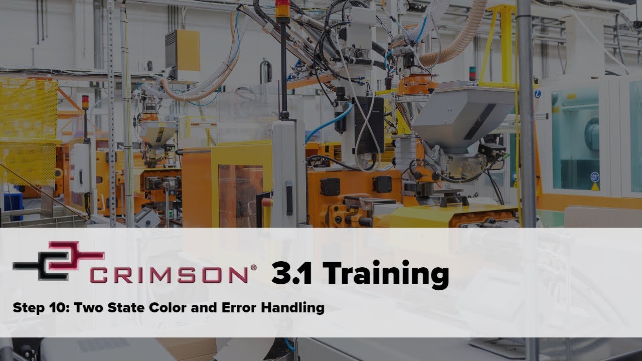 industrial piercing Crimson 3.1 Training - Two State Color and Error Handling