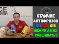 Чем отличается антифриз G12 от G11 и G13? Можно ли их смешивать?Можно выбирать антифриз по цвету?