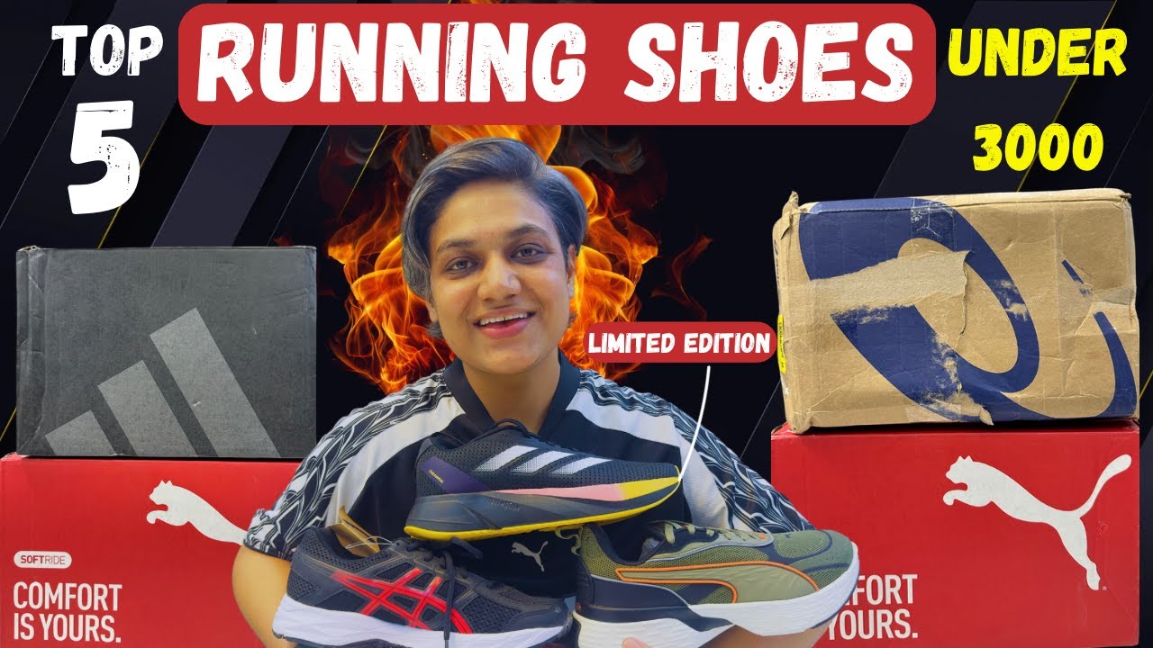 Top 5 Best Casual/Running Shoes Under ₹3000🔥 Adidas, Puma, Asics Shoes Haul 2025 | Best Running shoe
