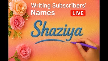 Writing My Subscribers’ Names ❤️ | Comment Yours Below ✍️ | #shorts #viral #writingname #name7n1