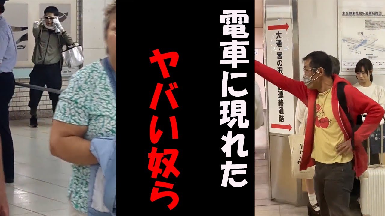 【ヤバい奴】電車に現れた変な人たち