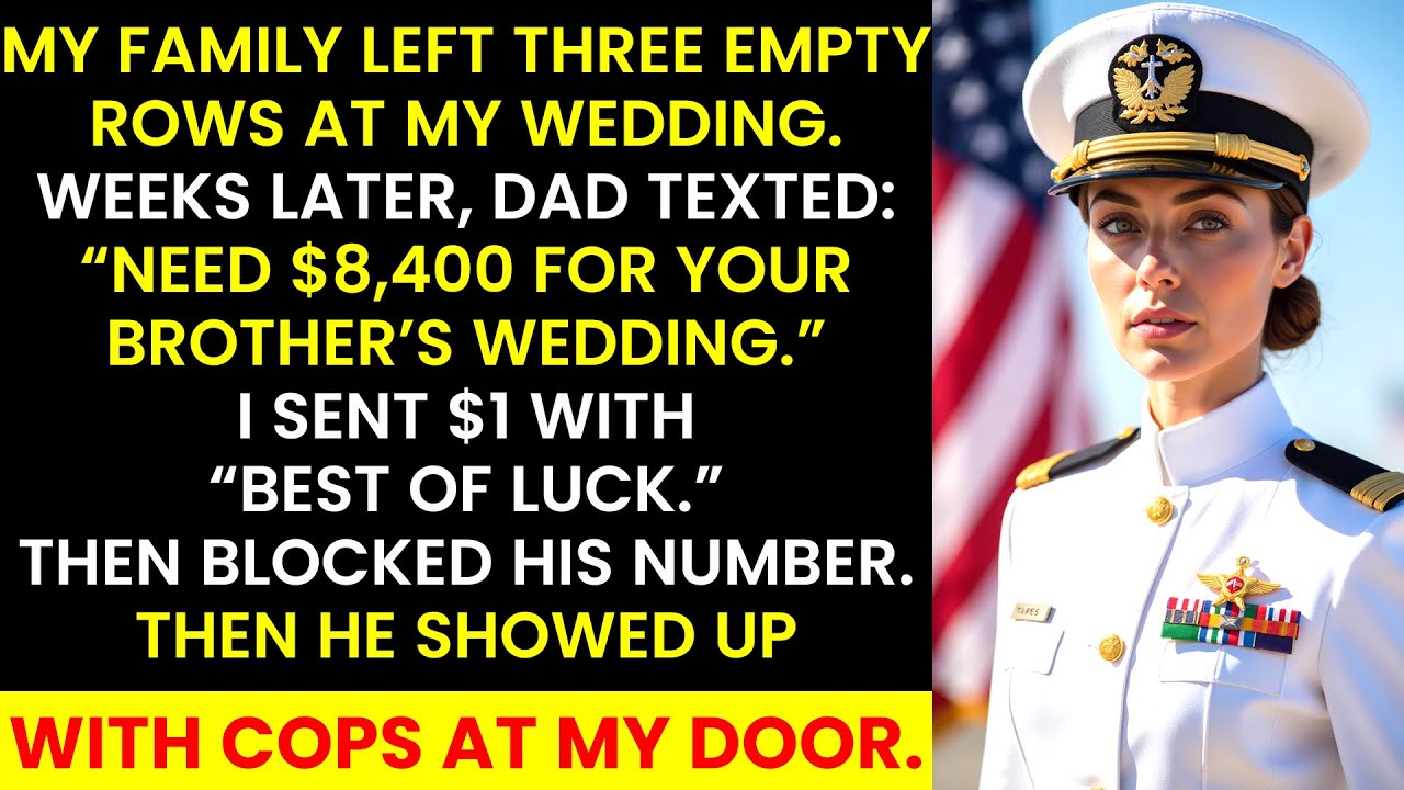 My Family Abandoned Me at My Own Wedding — Then Dad Showed Up With Cops.