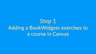 Famous Creating interactive exercises & automatically graded tests right inside Canvas with BookWidgets Profile