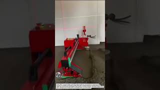 Satisfying Concrete Leveling Machine! Precision Screeding Technology in Action.