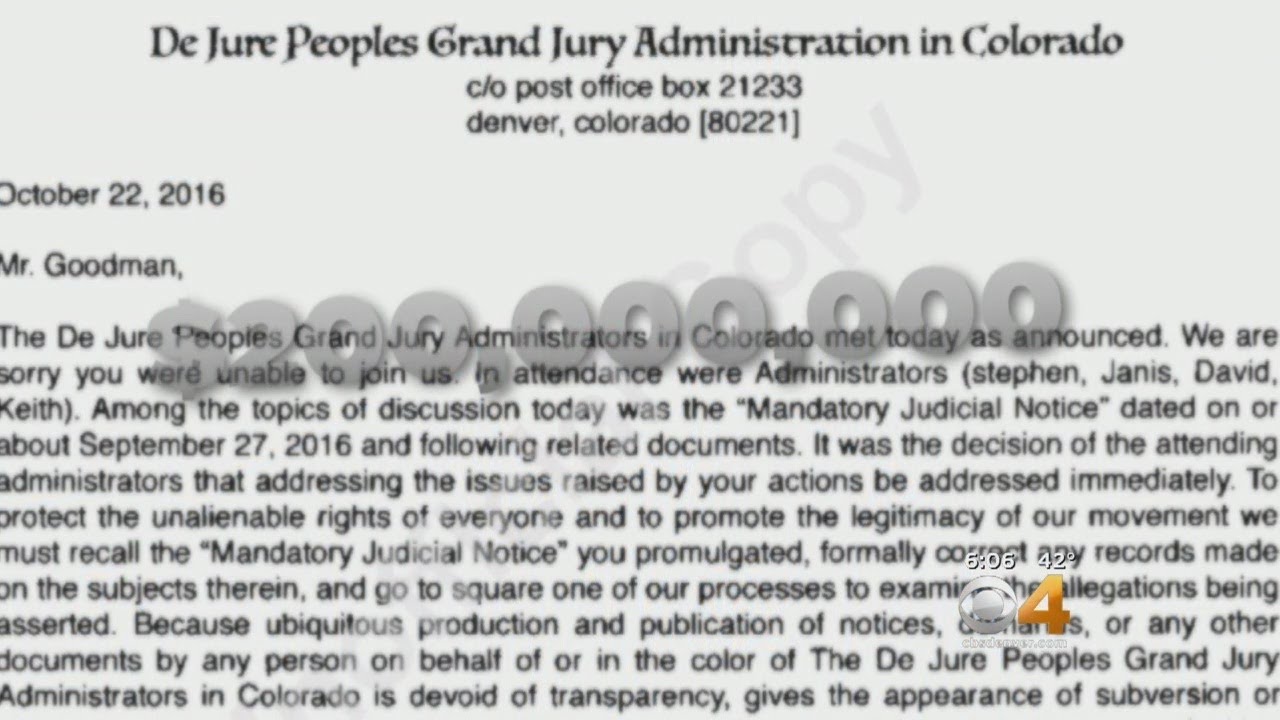 Boulder County Sheriff Victim Of Paper Terrorism