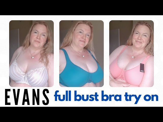 Plus size full bust try on haul from Evans / I am trying 42 DDD with and  without padding. 