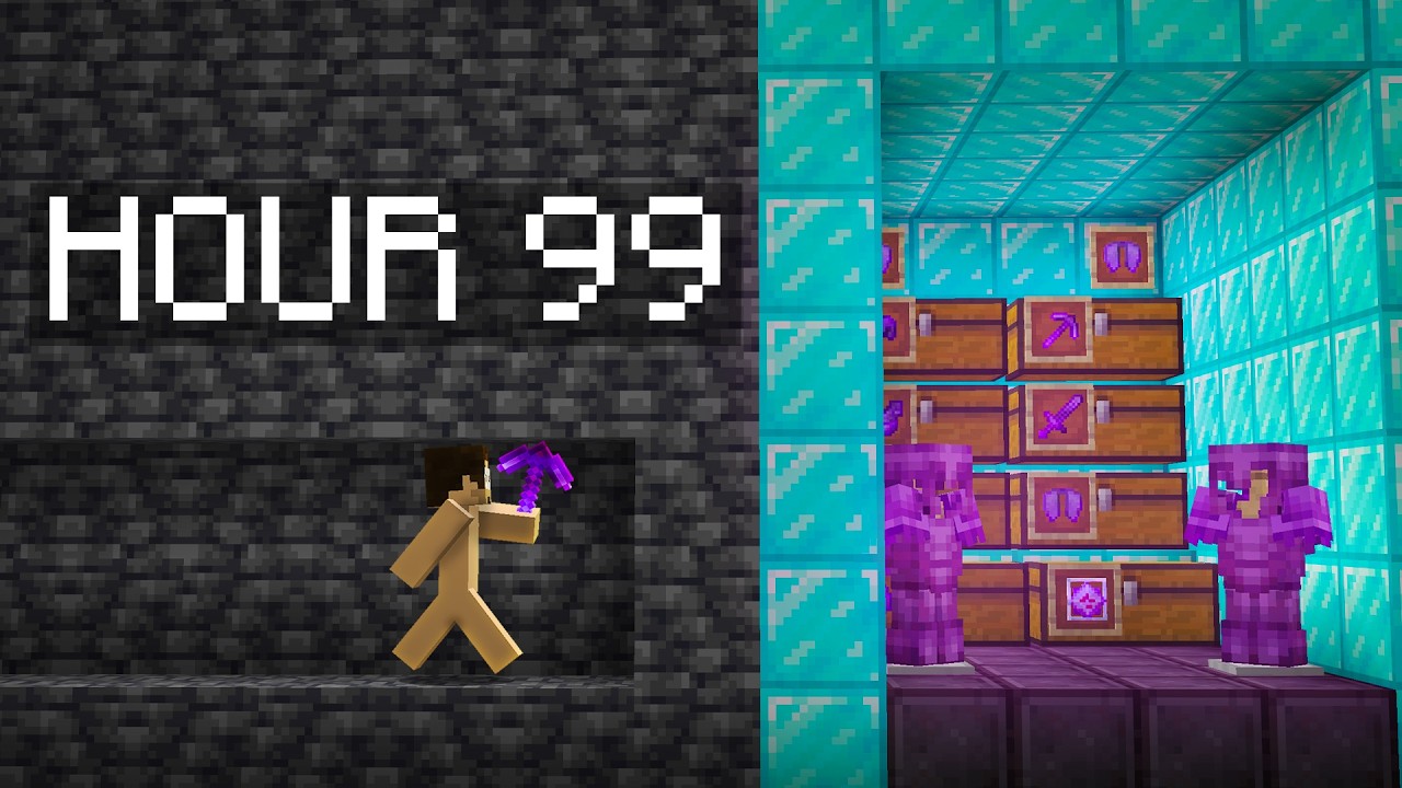 I Spent 100 Hours Base Hunting on Donut SMP