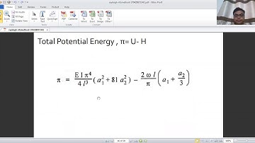 Rayleigh Ritz Method 3