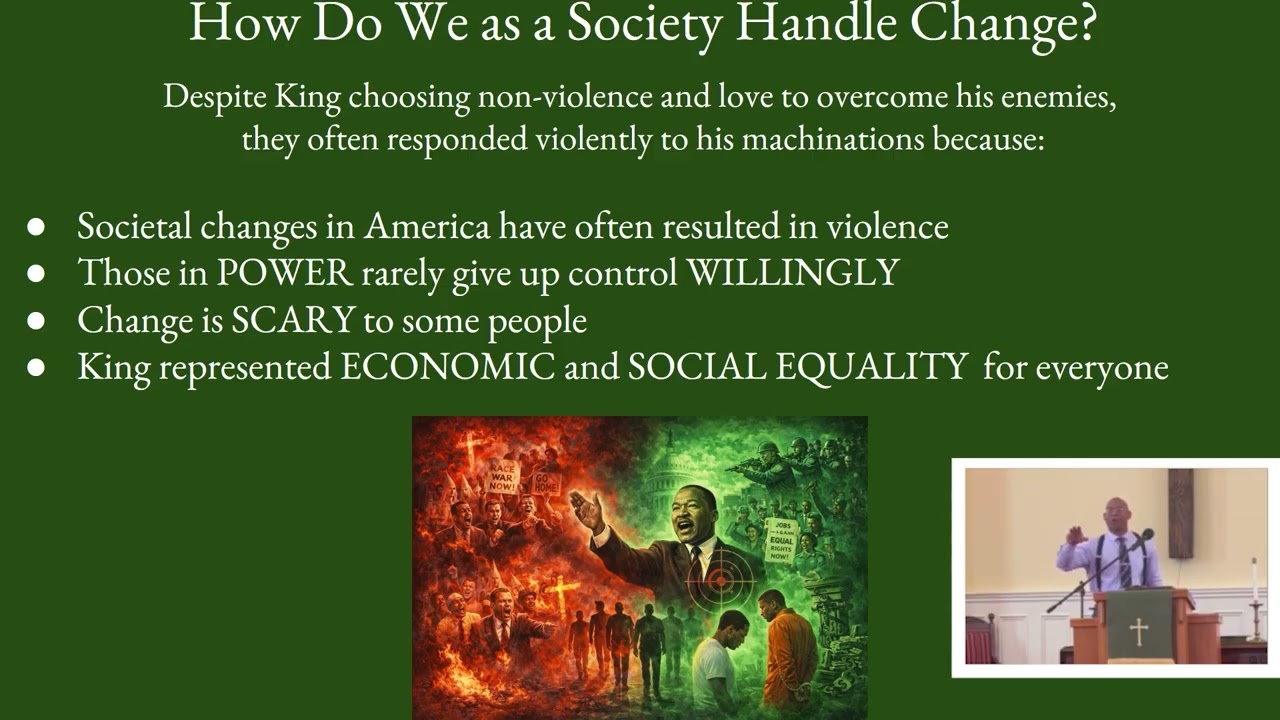 Dr. N.M Shabazz asks the audience how they handle change?