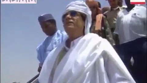 Gadafi visits Abacha 1997
