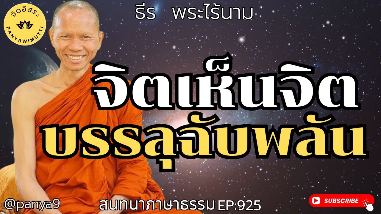 จิตเห็นจิต บรรลุฉับพลัน By ธีร พระไร้นาม EP:925 TT5-3-69