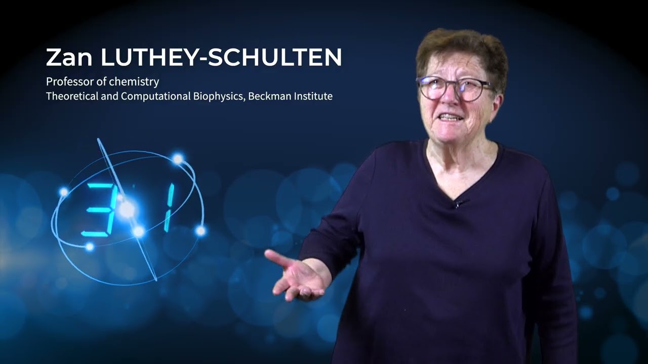 A screenshot from 60 Second Science: Zan Luthey-Schulten on creating whole cell models