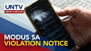 Traffic violation alert sa text message, bagong modus ng scammers; Publiko, pinag-iingat – LTO