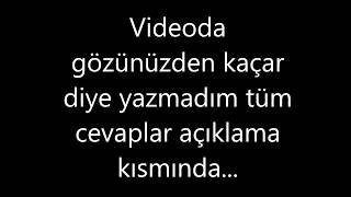 Resfebe Şehri Tüm Cevaplar Yeni̇ Güncelleme Dahi̇l - 2017