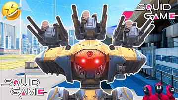 🔥 10 PLAYERS SQUID GAME CHALLENGE IN WAR ROBOTS 😂 || WR || FUNNY PARODY ||