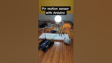 PIR Motion Sensor Test | Arduino Project #arduino #youtubeshorts #motionsensor #arduinotutorial