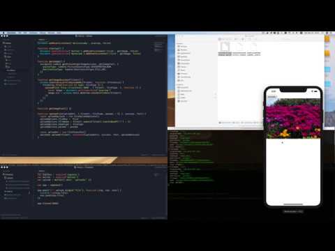 upload file with ionic webview