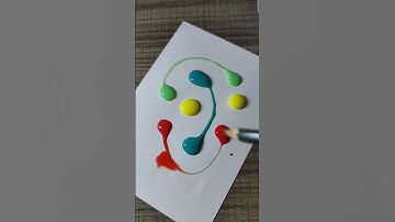 nối các giọt nước cùng màu #art #drawing #funny #short