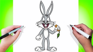 How To Draw Bugs Bunny | Looney Tunes