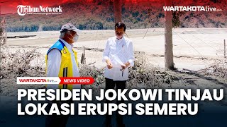 Presiden Jokowi Kunjungi Lokasi Bencana Erupsi Gunung Semeru