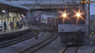 2019/04/07 [貨物列車] 早朝の東海道を激走する貨物列車を戸塚駅界隈にて収録‼︎