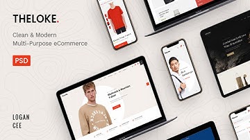TheLoke - Clean & Modern Multi-Purpose eCommerce PSD Template | Themeforest Website Templates and