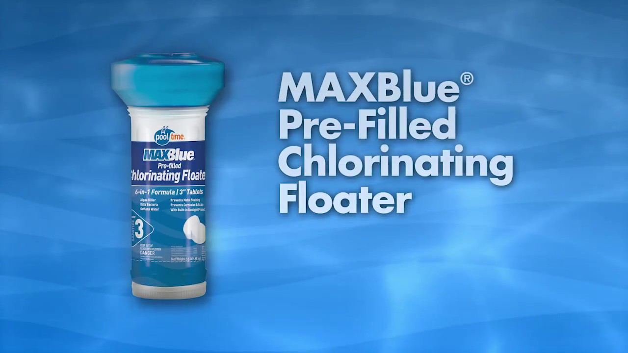 Sanitize Pool Water with a HandsFree Chlorinating Floater Pool Time