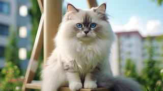 Deeply Peaceful Music for Stressed Cats  528 Hz & Cat Purring Sounds | MUSIC FOR CAT