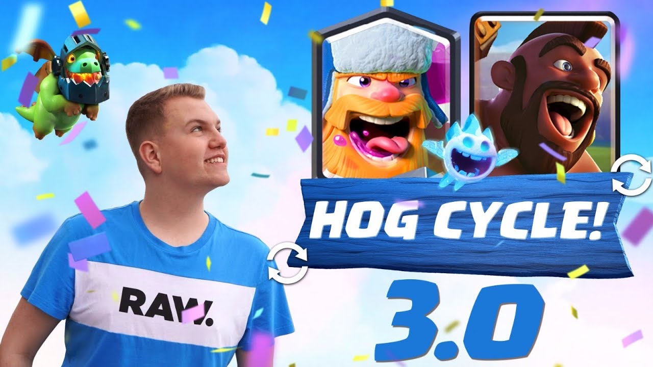 INSANE CYCLE! 3.0 Hog Lumberjack Cycle Deck LIVE Ladder Gameplay - Clash Royale