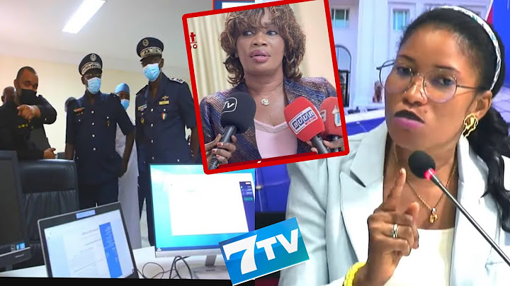 Gendarmerie dans les locaux de 7tv "Maimouna Ndour F. risque.."Ndeye astou balance des info..