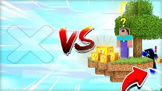 Minecraft NO ISLAND vs. LUCKY BLOCK ISLAND! Who Wins?