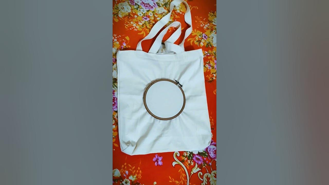 Hand-embroidered Tote bag ✨                  page name : Craftilo_