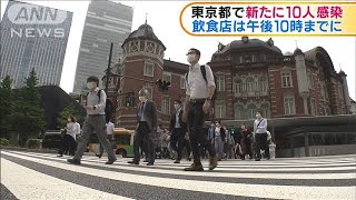 東京都で新たに10人が感染　飲食店は午後10時までに(20/05/27)