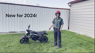 New EGO Battery Mini Bike Kit MB1505-2 Explanation and Ride - What Fun!
