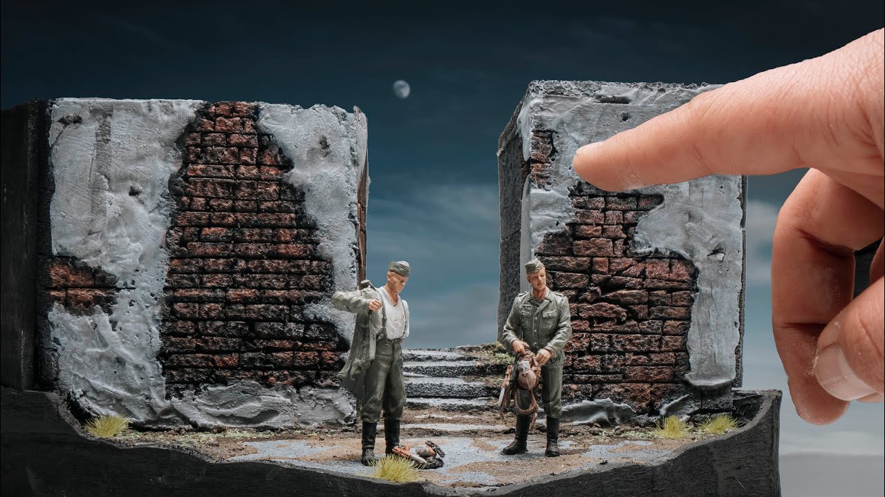 Немецкие солдаты 1940 диорама (Фигура дракона 1/35)