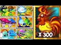 Random 35 Pair Plants vs 400 Turkey Zombies - Who Will Win? - PvZ 2 Challenge