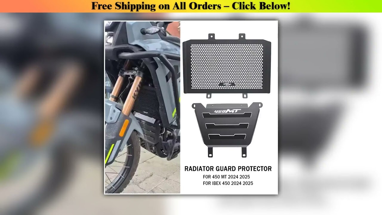 For CFMOTO CF MOTO 450MT 450 MT 450 MT450 CF450MT 2024 2025 2026 Motorcycle Radiator Guard Protecti