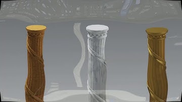 Decorative Column 3D Modeling in AutoCAD Tutorials - QasimCAD