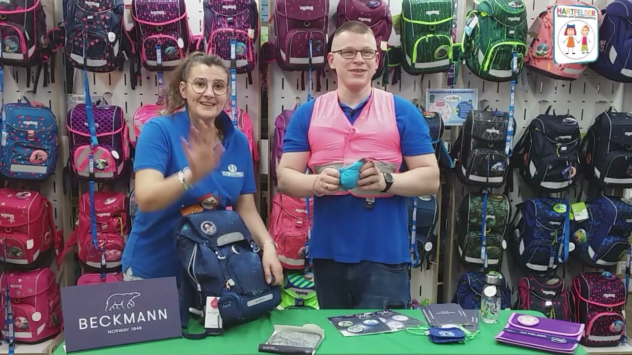 Beckmann Schulranzen präsentiert von Fachberatern der Hartfelder Spielzeug GmbH