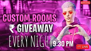 BGMI LIVE CUSTOM ROOMS  SCRIMS  | PAYTM AND GPAY GIVEAWAYS